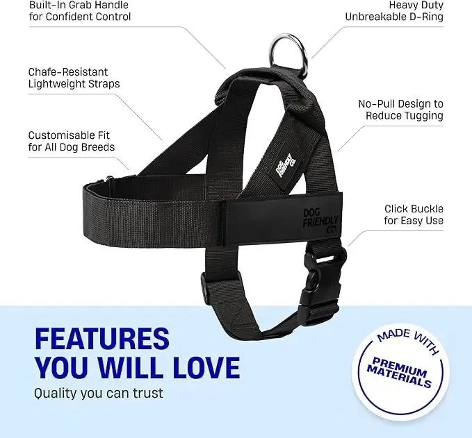 No-Pull Dog Harness – Easy Fit, Safe & Comfortable for All Dogs